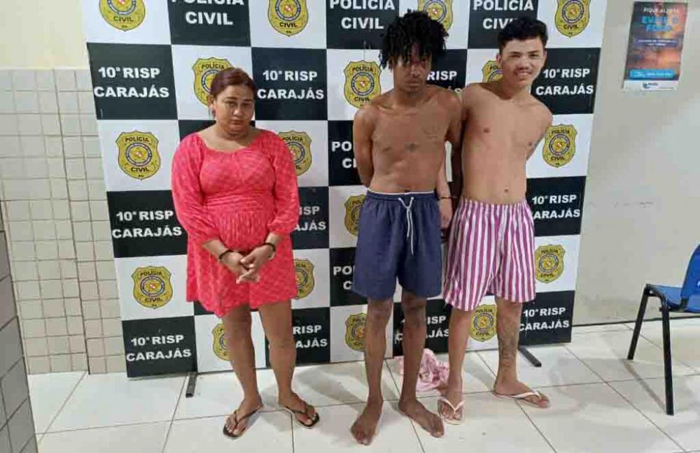 Suspeita de tráfico é presa com maconha e derruba mais dois