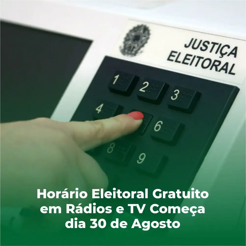 Saiba quando começa a propaganda eleitoral gratuita; confira os horários
