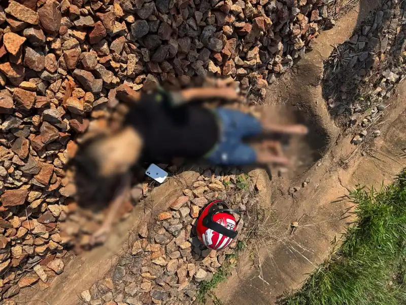 Jovem é encontrado morto ao lado da linha férrea, em Parauapebas