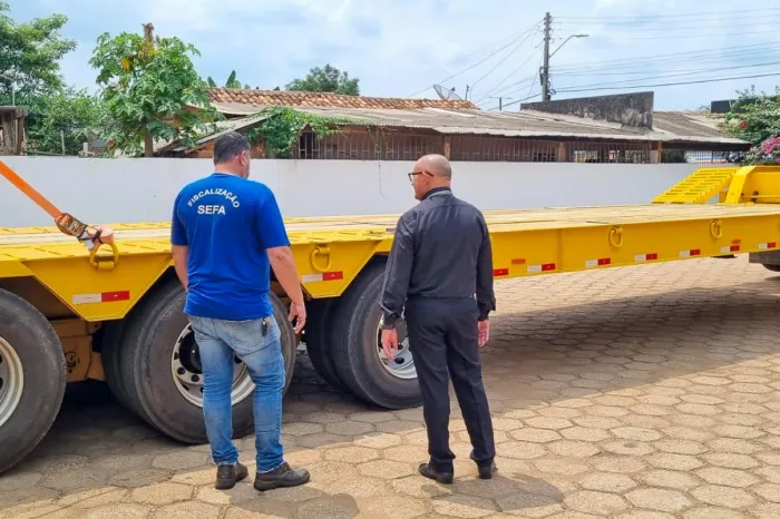 Sefa apreende, em Dom Eliseu, prancha para caminhão avaliada em R$ 92.000,00