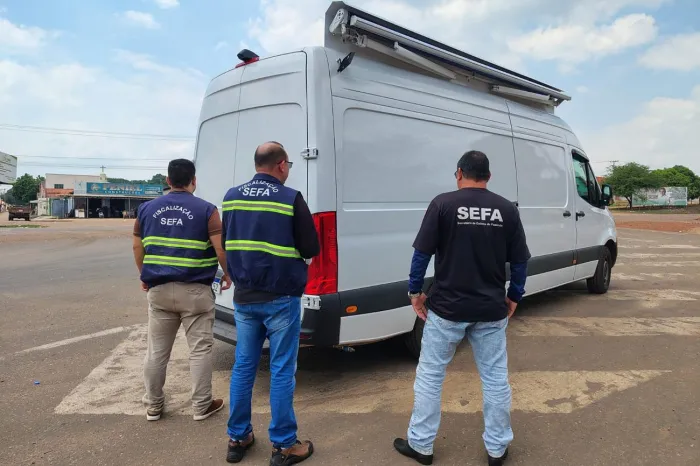 Van apreendida pela Sefa em Dom Eliseu é avaliada em R$ 298 mil