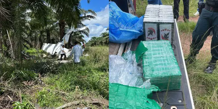 Avião de pequeno porte que transportava droga cai no nordeste do Pará