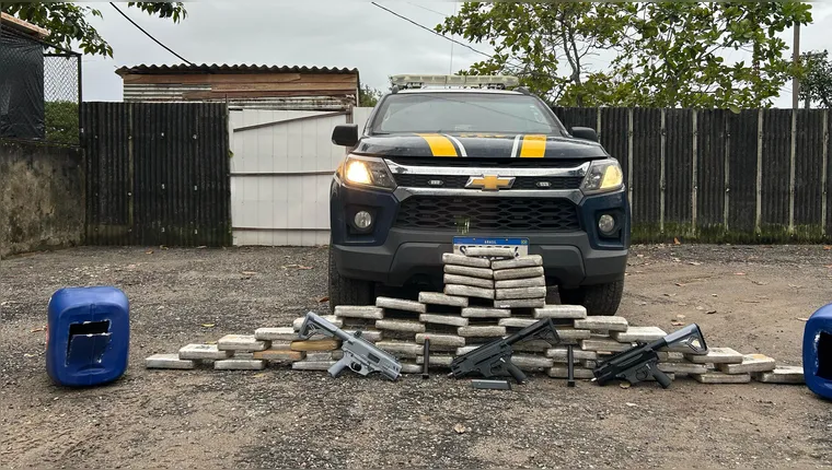 TEM VÍDEO: PRF apreende drogas e fuzis fabricados em impressora 3D