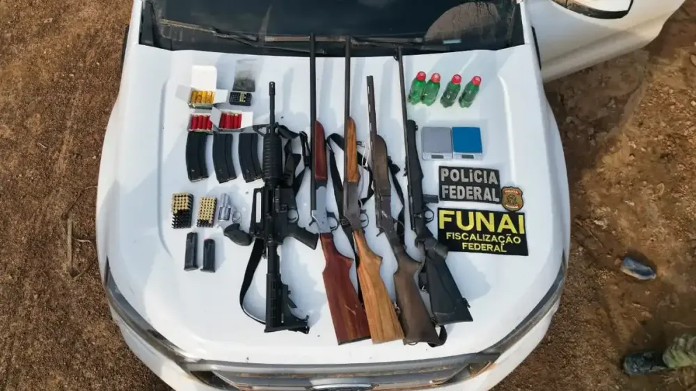 A ação ocorreu na última sexta-feira (11), durante fiscalização na calha e margens do rio Fresco, importante afluente do rio Xingu. | Reprodução