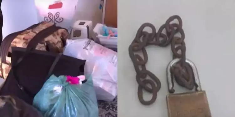 Adolescente é acorrentada dentro de casa pela mãe após tentar fugir com o namorado