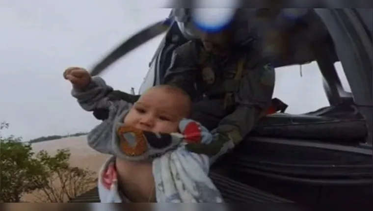 Bebê resgatado durante enchentes no RS morre 1 ano depois