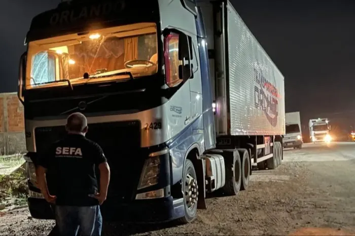 Secretaria de Estado da Fazenda (Sefa) apreende 29 toneladas de carne bovina