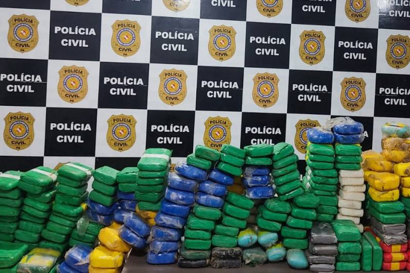 Pará apreende mais de 30 toneladas de entorpecentes nos últimos quatro anos