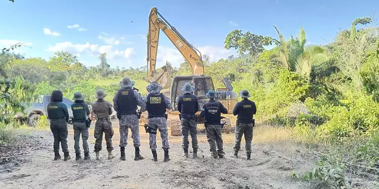 Garimpo ilegal é desativado e maquinários destruídos em Parauapebas