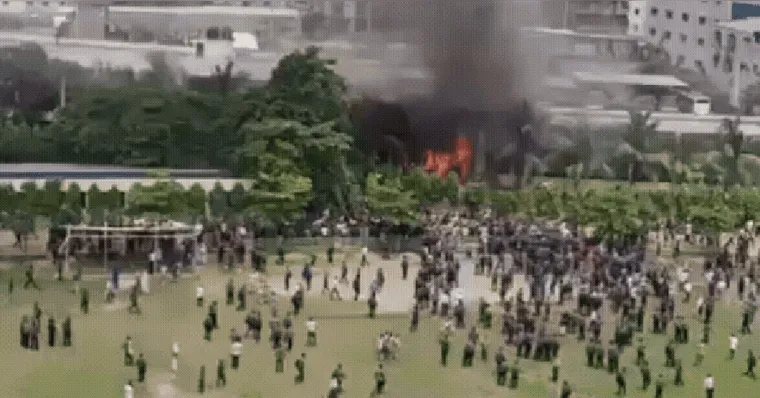 O acidente deixou mais de 50 feridos, incluindo adultos e crianças, que foram hospitalizados com queimaduras. | Reprodução