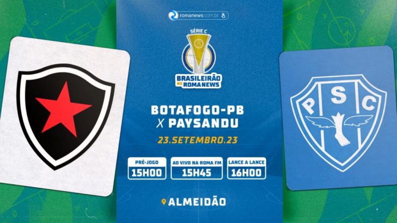 Paysandu encara o Botafogo-PB fora de casa em jogo que pode valer o acesso à Série B