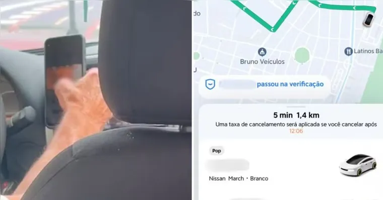 Motorista de app é flagrado vendo pornô enquanto menor estava no carro