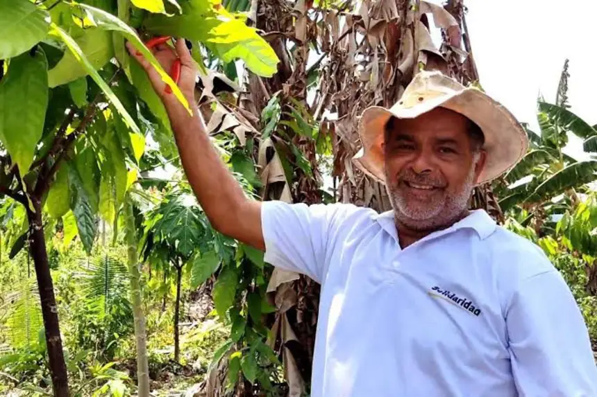 João Evangelista, popularmente conhecido como ″Rogério″ forneceu a amêndoa utilizada pelo chocolate premiado com medalha de ouro