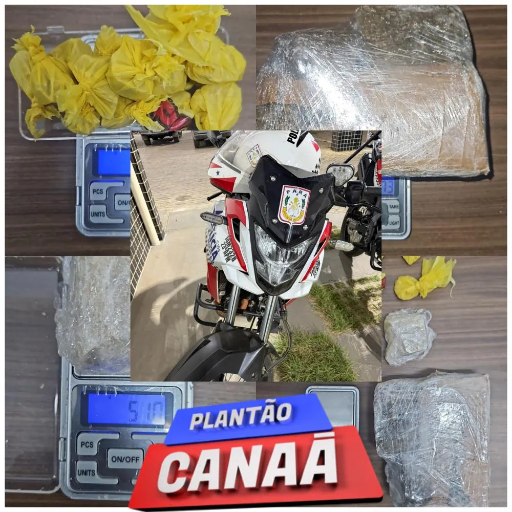 Polícia Militar prende homem por tráfico de drogas em Canaã dos Carajás