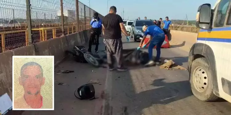 Motociclista morre em acidente na ponte sobre o Rio Tocantins, em Marabá