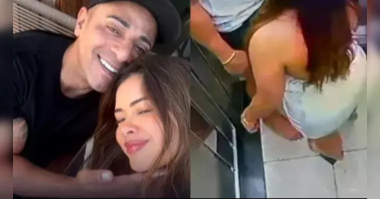 Vídeo mostra marido agredindo mulher que caiu do 10º andar