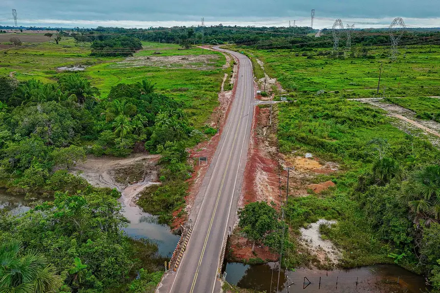 Governo acompanha fase final das obras na Rodovia PA-151, no Baixo Tocantins