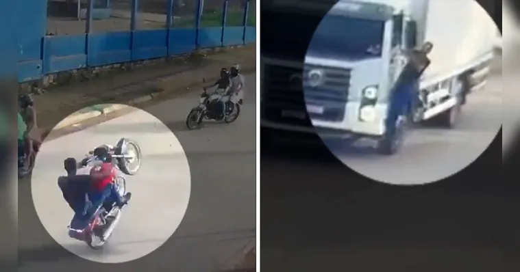 Manobra arriscada termina em agressão e acidente grave no Pará