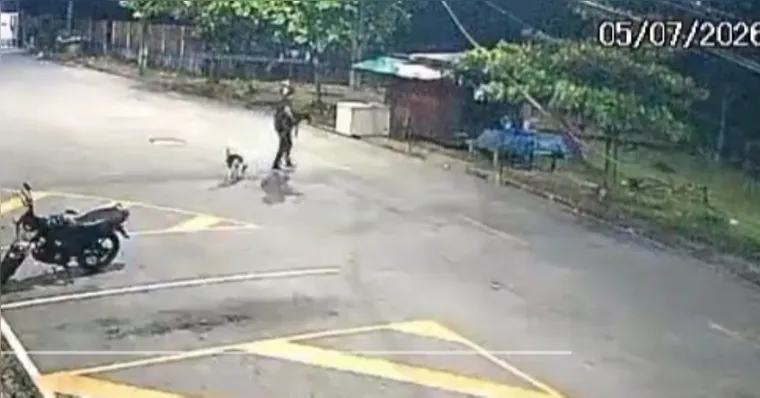 Vídeo mostra suspeito levando cadela para cometer abuso