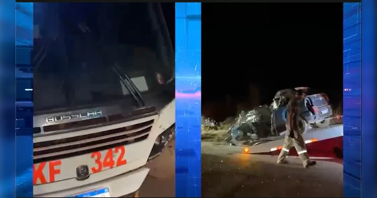 Colisão entre carro e ônibus deixa motorista morto na PA-160 em Parauapebas