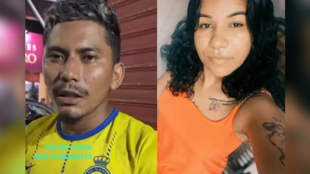 A imagem mostra José Augusto da Silva Costa e uma mulher identificada como Sandiele. Os dois foram assassinados em diferentes casos de homicídio em Altamira. ( Foto: Foto: Redes Sociais )