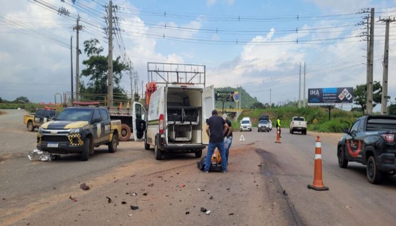 Acidente de trânsito deixa uma vítima fatal na entrada de Parauapebas