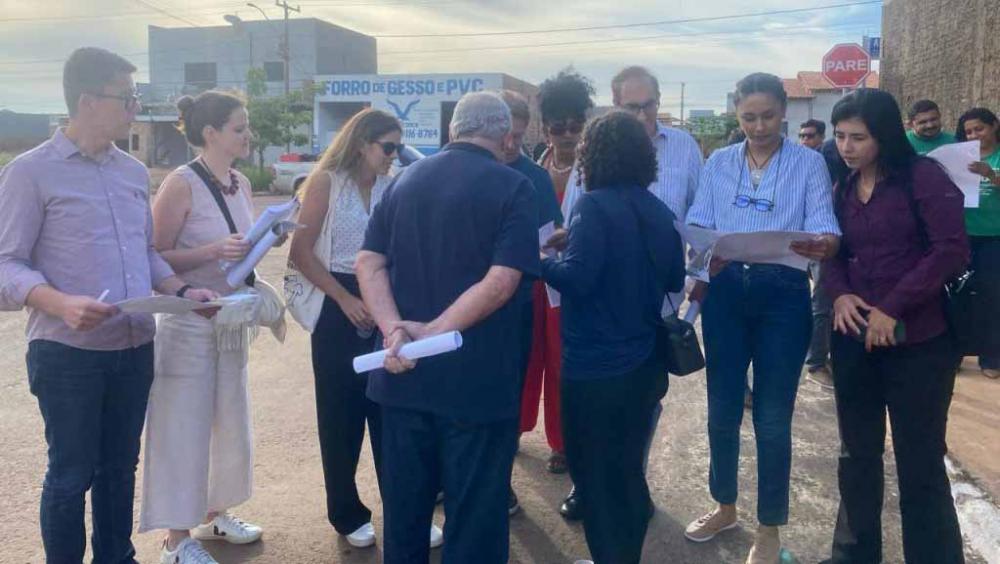 Canaã dos Carajás recebe visita técnica do Ministério das Cidades para a implementação de projeto internacional